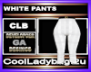 WHITE PANTS