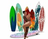 Surf Board Kiss