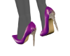 Purple/Gold Heels