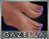 G* Feet Blue Nails