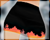 flame on skirt
