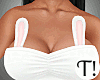 T! Bunny Top White