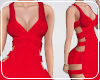 Red Cut Dress RL