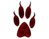 Vampire Paw Sticker
