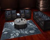 Black  and Blue Couches