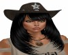 BROWN COWGIRL HAT
