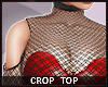 Ira - Crop Top Red