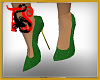 TS Emerald Glitter Heels