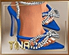 Haute Couture Blue Heels