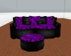 PurplenBlack love couch