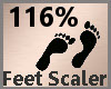 Feet Scaler 116% F