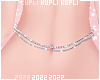 $K Diamond Belly Chain
