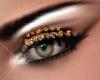 Sparkle Gold Eye Makeup