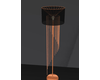 Copper luxe lamp