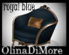 (OD) Royal blue chair