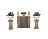 Wedding Podium Gold