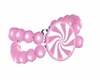 christmas candy pink l