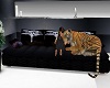 ()cuddle couch w/tiger