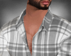 Gray plaid shirt