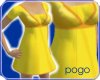 Yellow mini angel dress