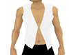 Blusa meio Aberta Branca