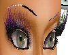 eye lashes violet