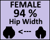Hip Scaler 94% Female