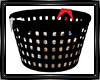 Black Laundry Basket