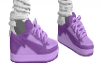 purp chunky shoes ! unsx