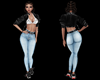 Jacket/Jeans no Pockets