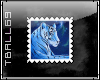 Blue Tiger Stamp
