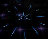 blue dance floor