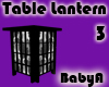 BA Table Lantern Black