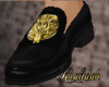 Loafers wolf/black