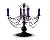 candlestick goth purple