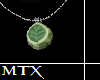 [MTX] Leaf Stone Pendant