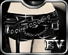 EV HonoR pvc Belt Shorts