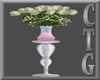 CTG  WHITE ROSES /TABLE