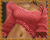 MH~SEXY SWEATER ROSE*