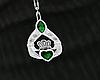 Claddagh Silver/Emerald