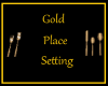 Gold Place Setting