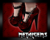 CEM Red GothLace Shoes