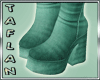 T* Denim Teal Boots