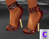 Red Metalic Heels 