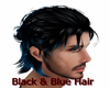 Black & Blue Hair