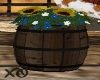 Cowboy Up Flower Barrel