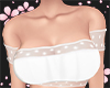 White Polka Dot Top