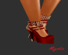 *MA*SEXY SPIKED RED HEEL