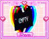 p. empty heart cutout