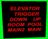 (S) ELEVATOR SIGN